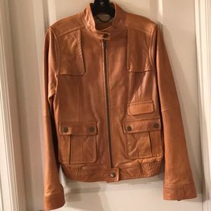 NWT  Banana Republic leather jacket